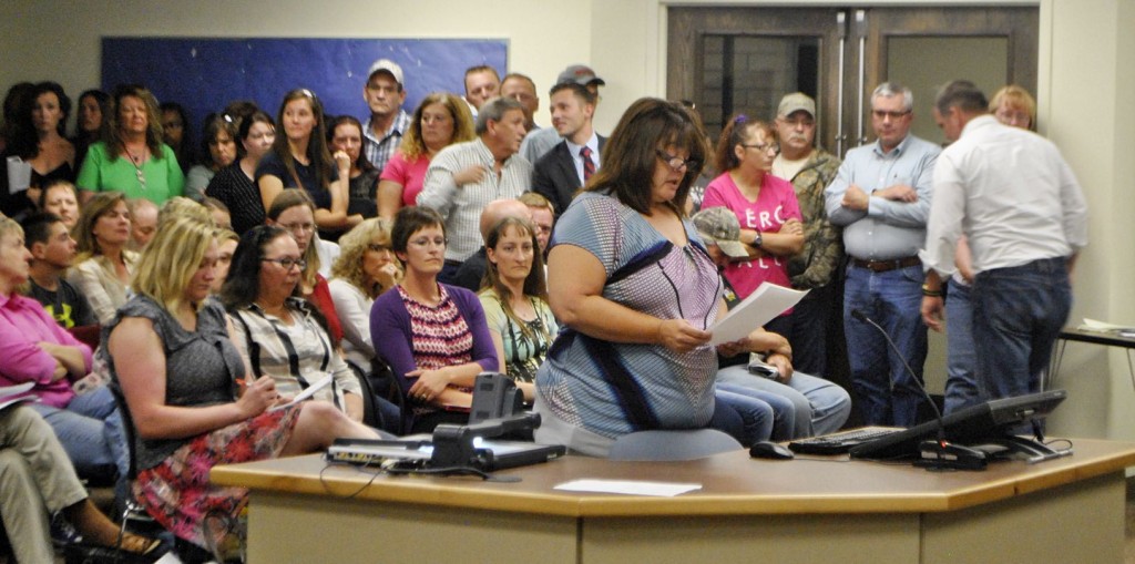 School board meeting packed to discuss bathroom access by transgender student. (Source: Elko Daily Free Press)