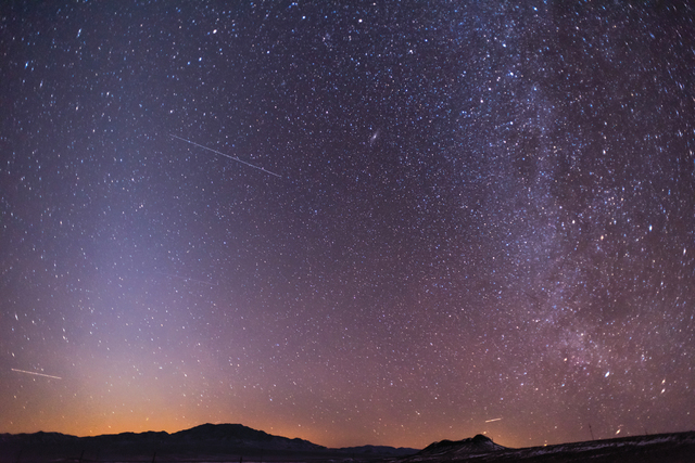 Milky Way as viewed in Tonopah. (Courtesy: Las Vegas Review-Journal)