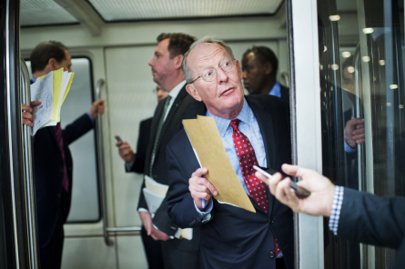 Lamar Alexander shepherded the No Child Left Behind rewrite through the Senate. (Photo by Tom Williams, CQ Roll Call)