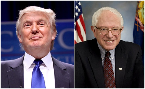 Trump and Sanders